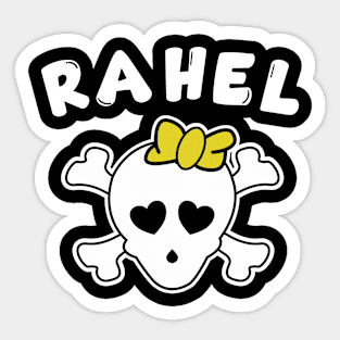 Piratin Rahel Design For Girls And Women Sticker